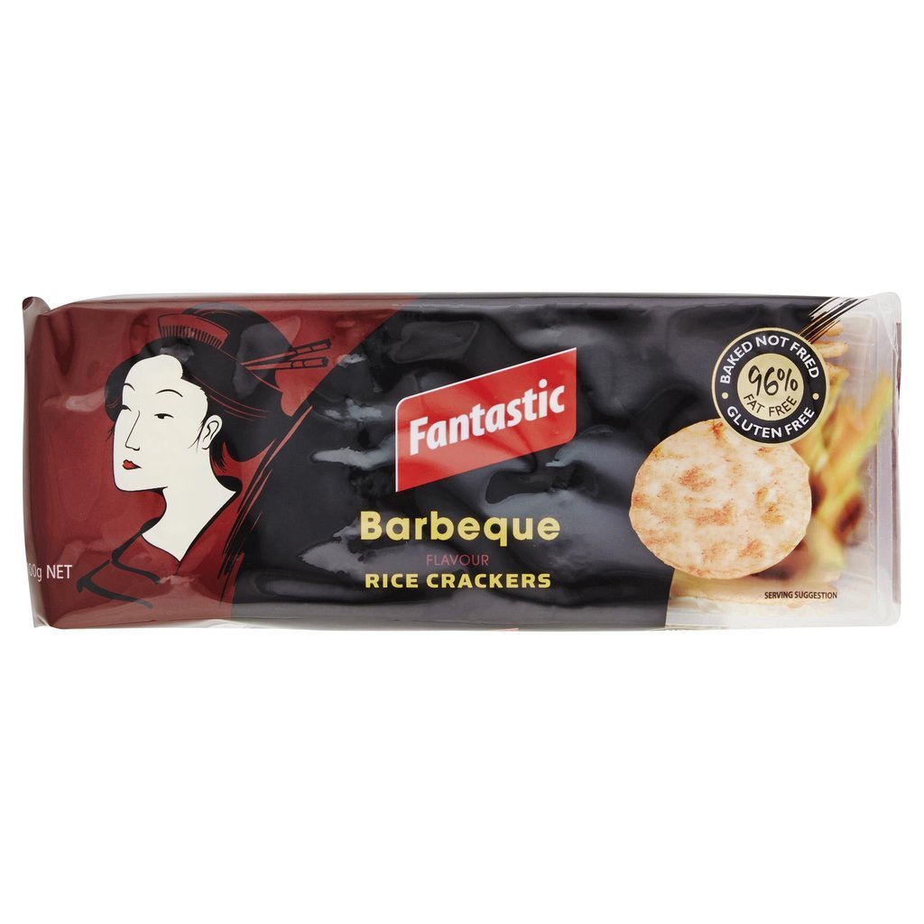 Fantastic Rice Crackers BBQ 100g