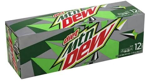 Diet Mountain Dew 12fl oz x 12