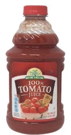 Nature's Nectar 100% Not From Concentrate Tomato Juice