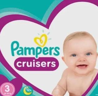 Pampers, Cruisers Diapers, Size 3