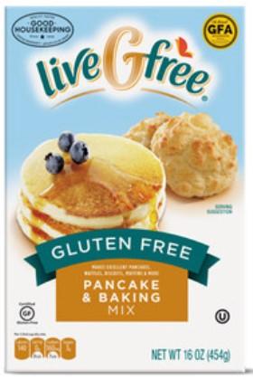 LiveGfree Gluten Free Pancake & Baking Mix