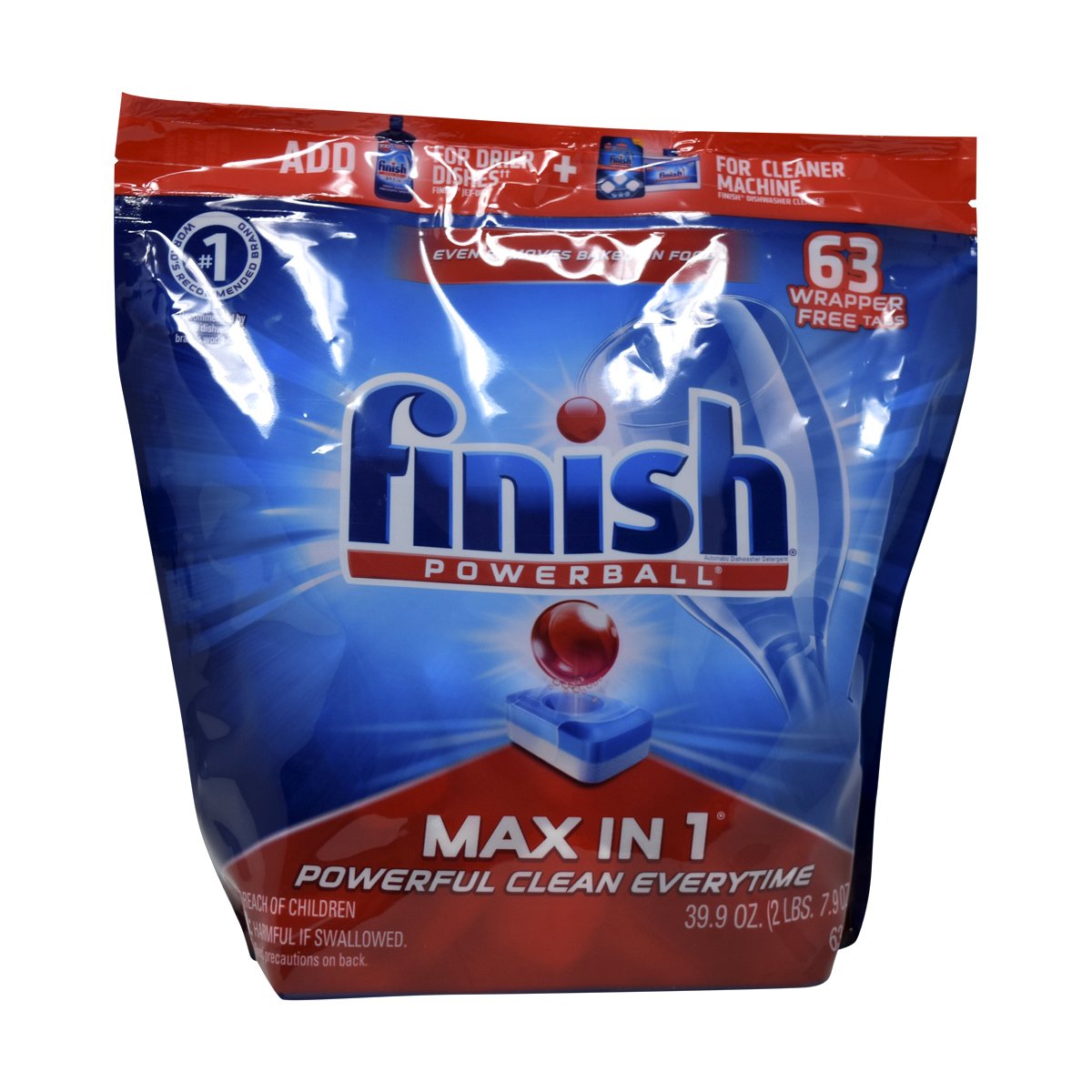 Finish Powerball Max in 1 Dishwasher Detergent