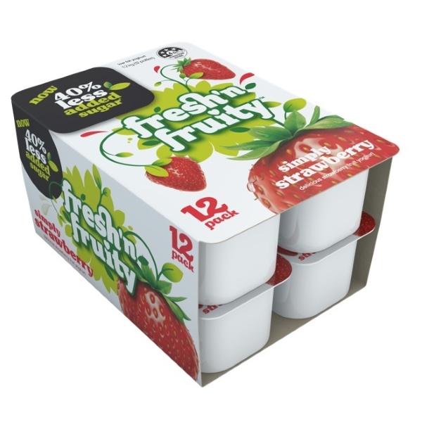 FreshNFruity Yoghurt Strawberry 12pk