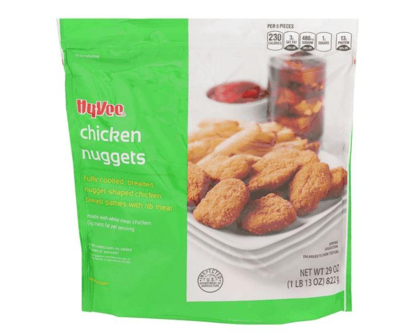 Hyvee Chicken Nuggets Fully Cooked Breaded Chicken Breast 1.13lb