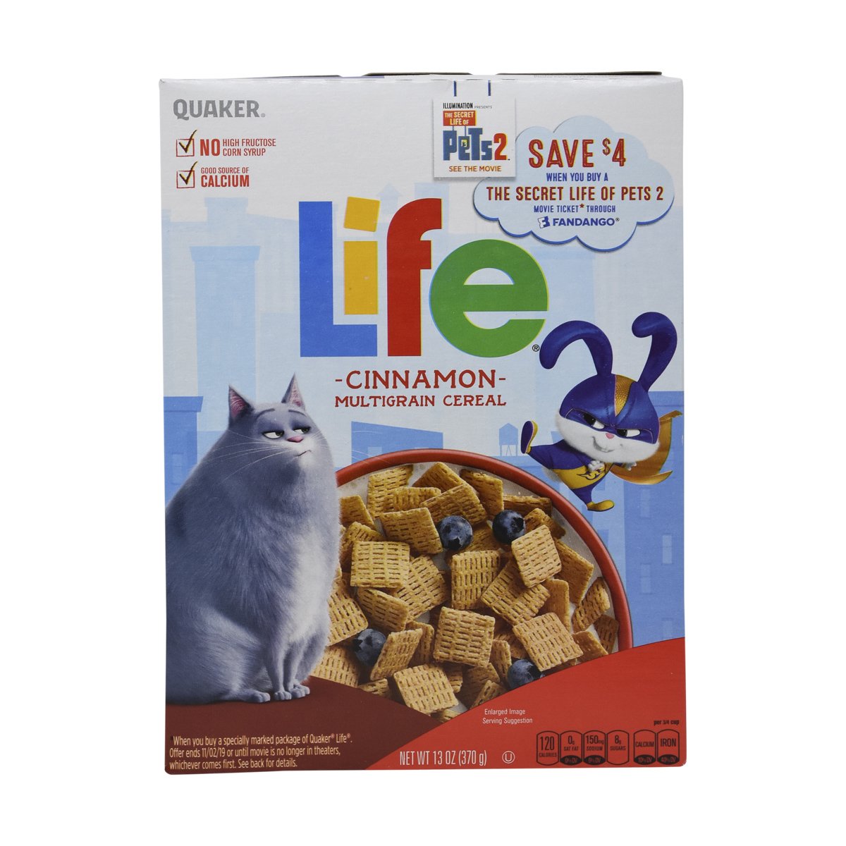 Quaker Life Cinnamon Cereal