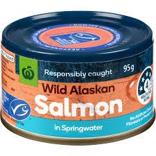 CD Wild Alaskan Salmon In Springwater 95g