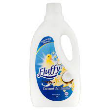 Fluffy Fabric Softener Vanilla & Coconut 2L