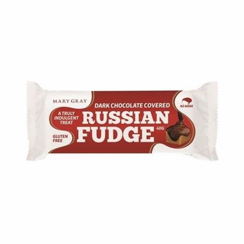 Mary Gray Choc Coated Russian Fudge Bar - 40g