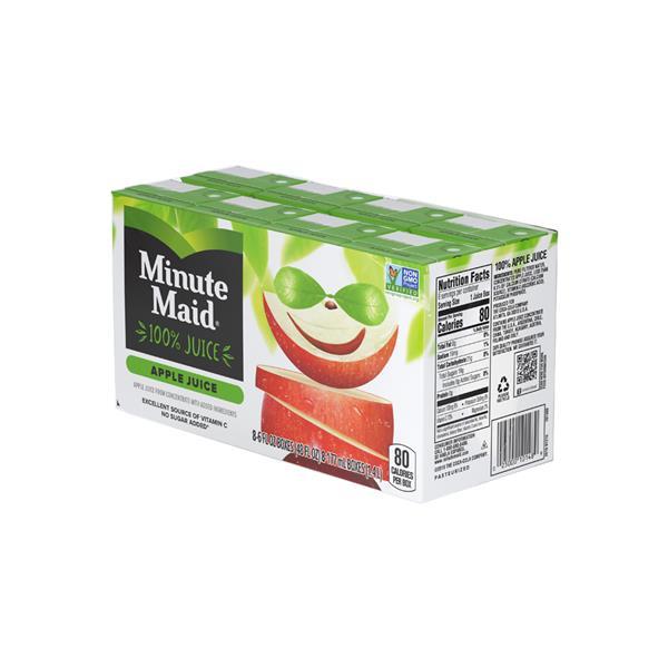 Minute Maid 100% Juice Apple Juice Boxes 8 - 6 fl oz