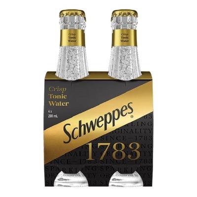 Schweppes 1783 Crisp Tonic Drink Mixers 200ml x 4pk