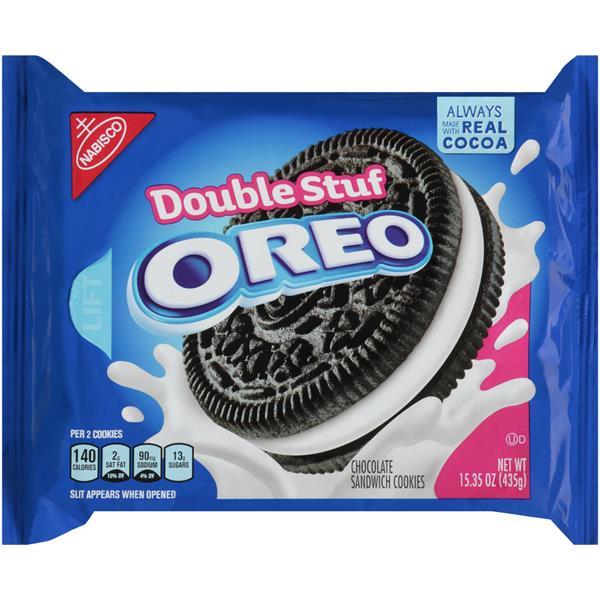 Nabisco Double Stuf Oreo Chocolate Sandwich Cookies 15.25 oz