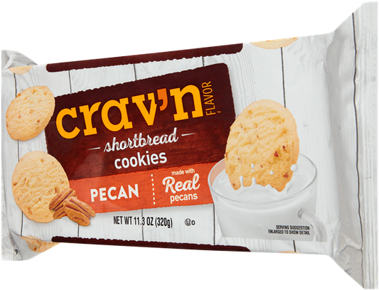 Crav'n Flavor Shortbread Pecan Cookies 11.3oz