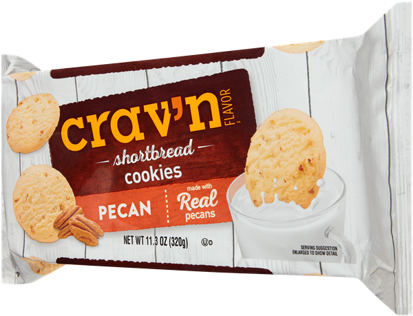 Crav'n Flavor Shortbread Pecan Cookies 11.3oz