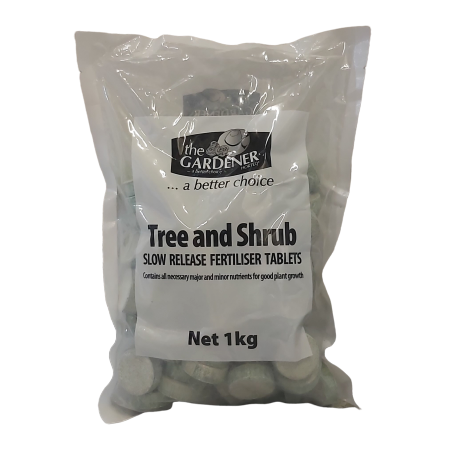 The Gardener Tree & Shrub Slow Release Fert Tablets 1kg