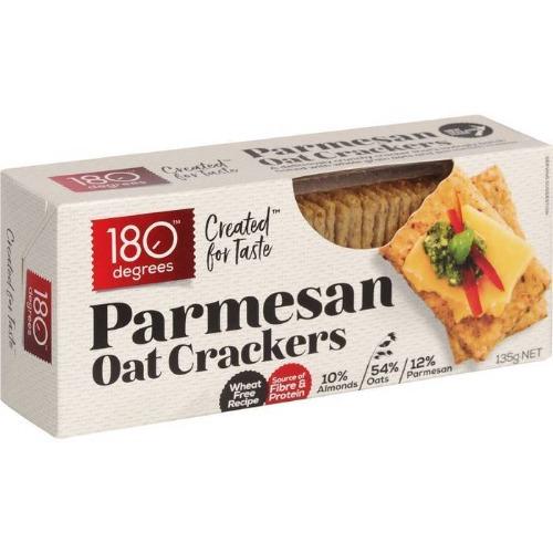 180 Degrees Parmesan Oat Crackers 135g