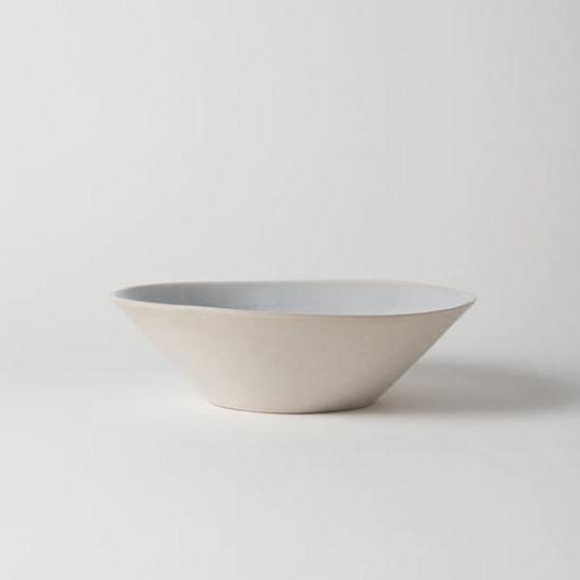 Finch Salad Bowl Grey/Natural 28.5cmdiax8.5cmh