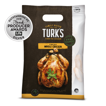 Turks Free Range Whole Chicken 1.5kg