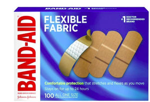 Band-Aid Flexible Fabric All One Size Bandages