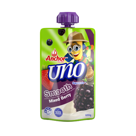 Anchor Uno Yoghurt Mix Berry Pouch 100g