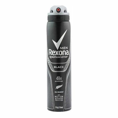 Rexona Mens All Blacks Antiperspirant Aerosol 250ml