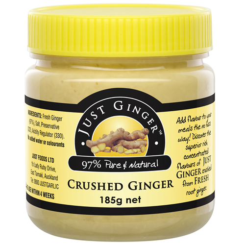 Just Foods Crushed Ginger 185g