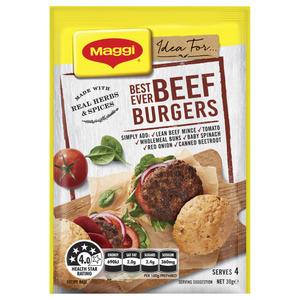 Maggi Best Ever Beef Burgers Recipe Base 30g