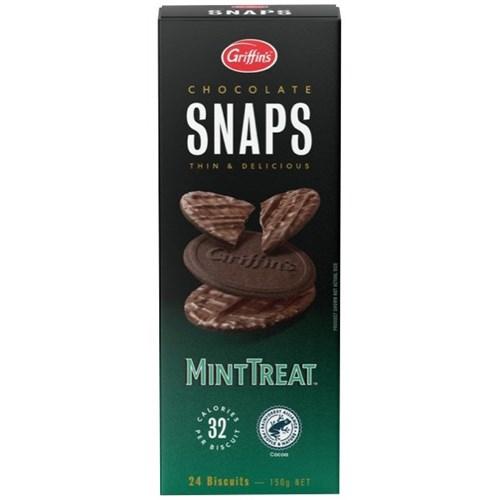 Griffins Snaps Mint Treat Chocolate Biscuits 150g