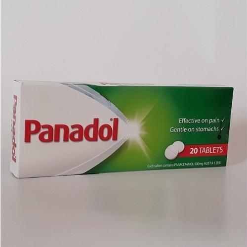 Panadol Paracetamol 500mg Tablets 20pk