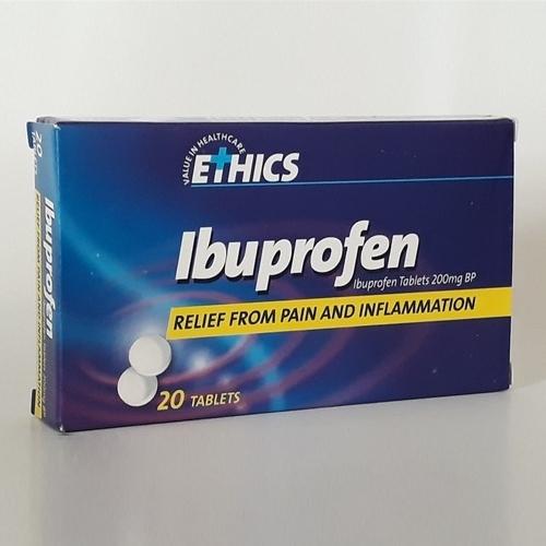 Ethics Ibuprofen Tablets 200mg Box 20