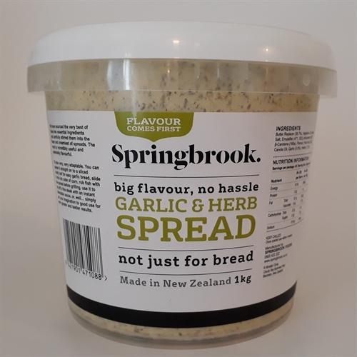 Springbrook Garlic & Herb Spread 1kg