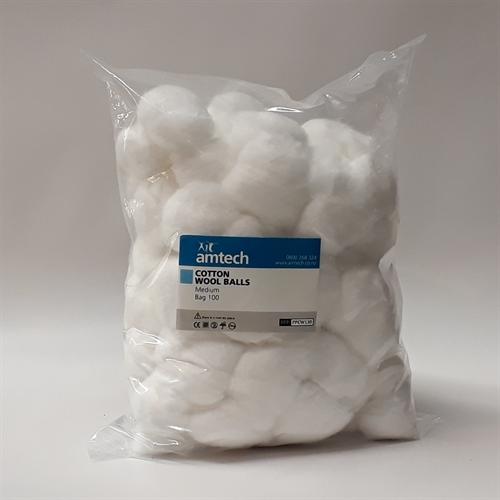 Cotton Wool Balls Med 100 pk