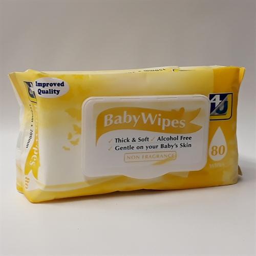 4U Wipes Scented Yellow - 80 pack