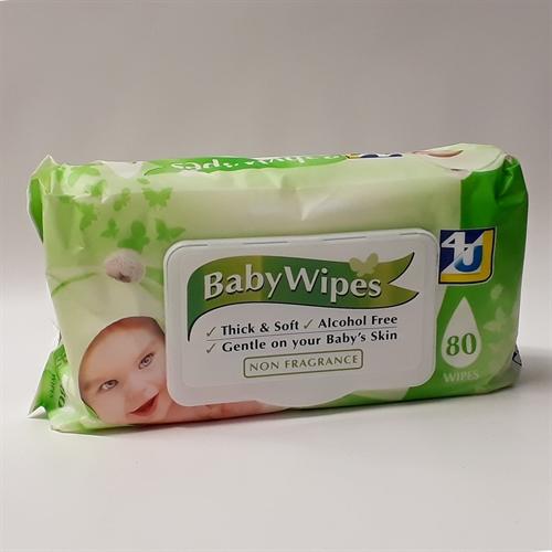 4U Wipes Non Scented - 80 pack