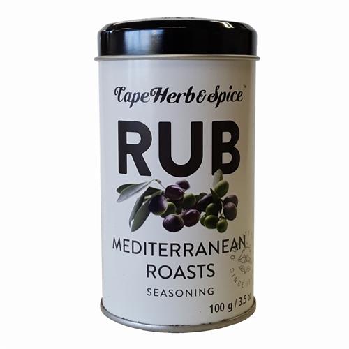 Cape Herb & Spice Mediterranean Roasts Rub 100g tin