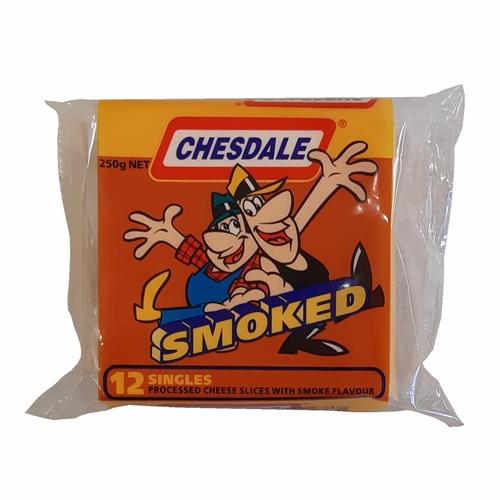 Chesdale Cheese Slices Smoked 250g