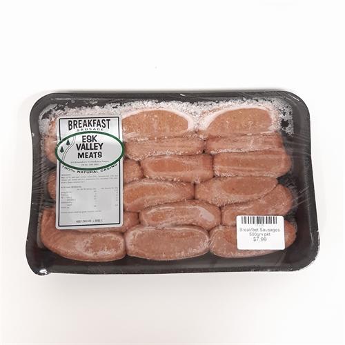 Esk Valley Breakfast Sausage 500gm (FROZEN)