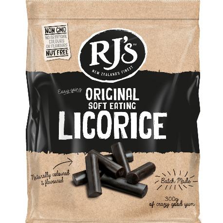 RJs Soft Eating Natural Licorice 300g