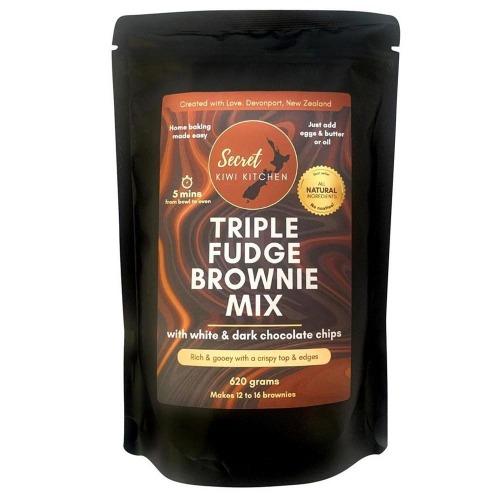 Secret Kiwi Kitchen Triple Fudge Brownie 620g