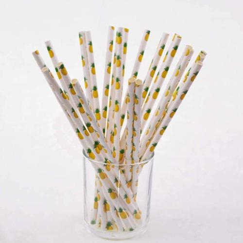 Pineapple Design Straw Pack