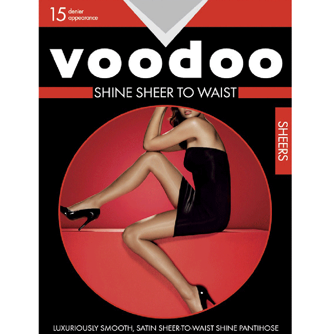 Voodoo Jabou Shine Sheer to Waist Pantyhose Average ea