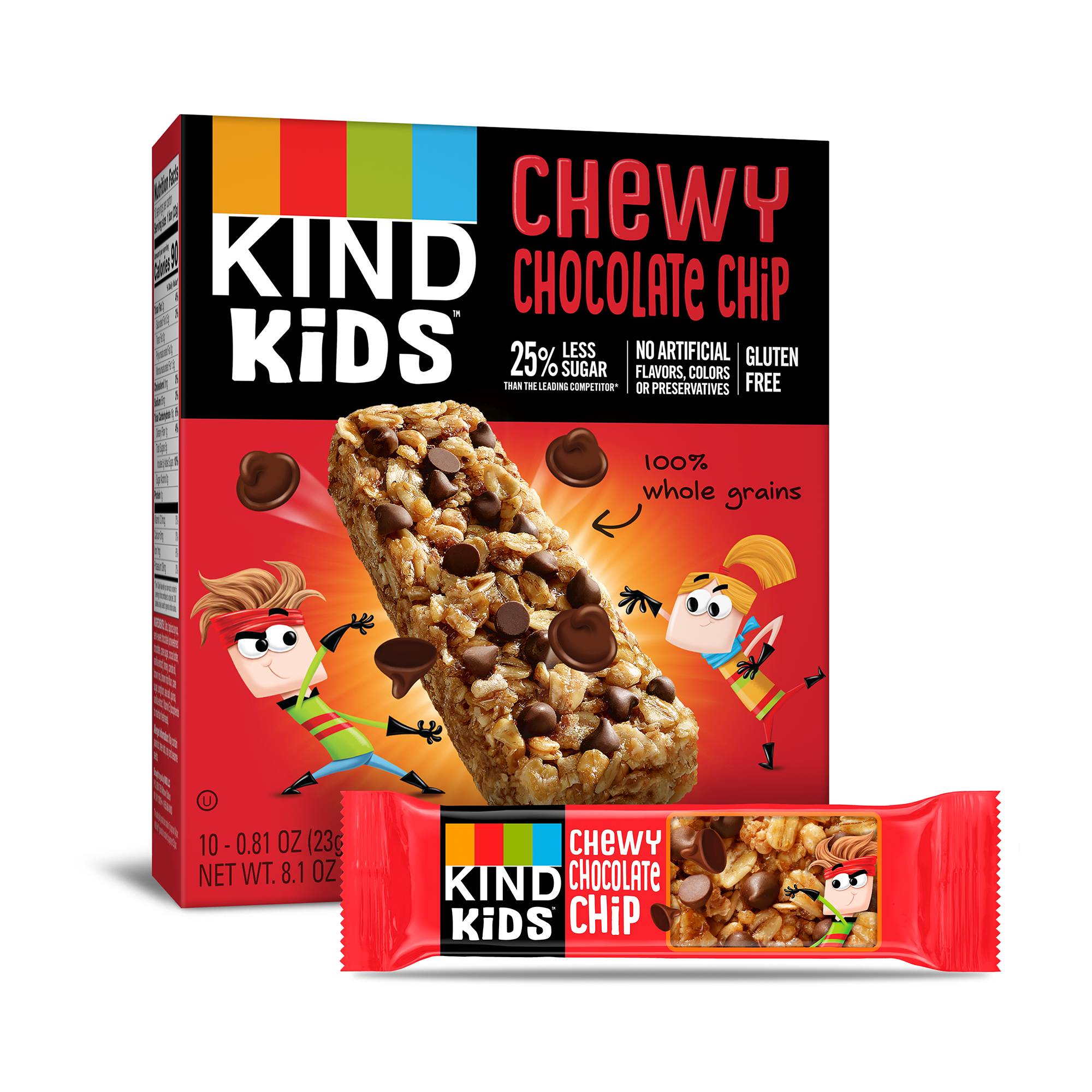 Kind Kids Chewy Chocolate Chip Granola Bars 6 Bars