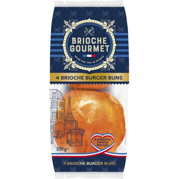 Brioche Gourmet Burger Buns 4pk