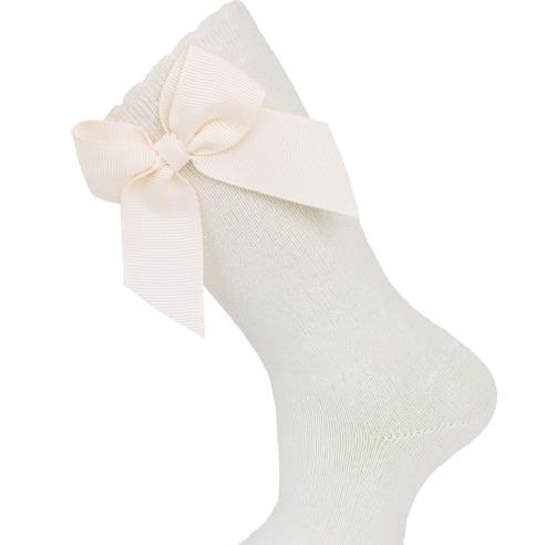 Carlomagno 2946 Grosgrain Bow Kneehigh Sock pr