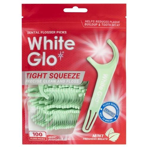 White Glo Tight Fit Mint Flosser 100pk