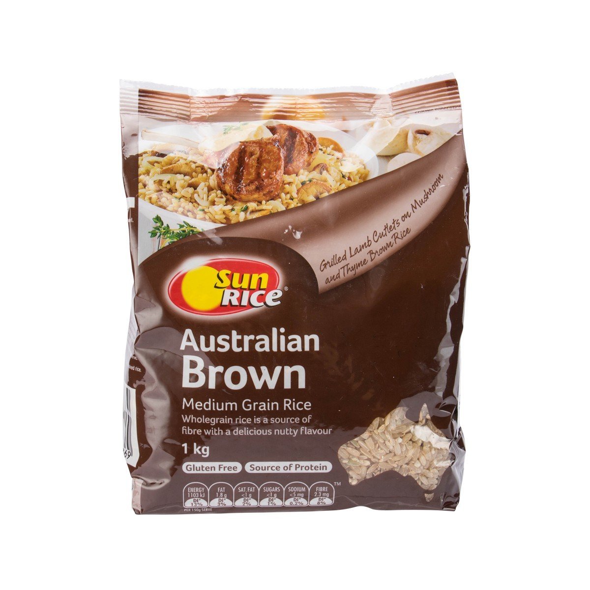 Sun Rice Australian Brown Rice 1kg