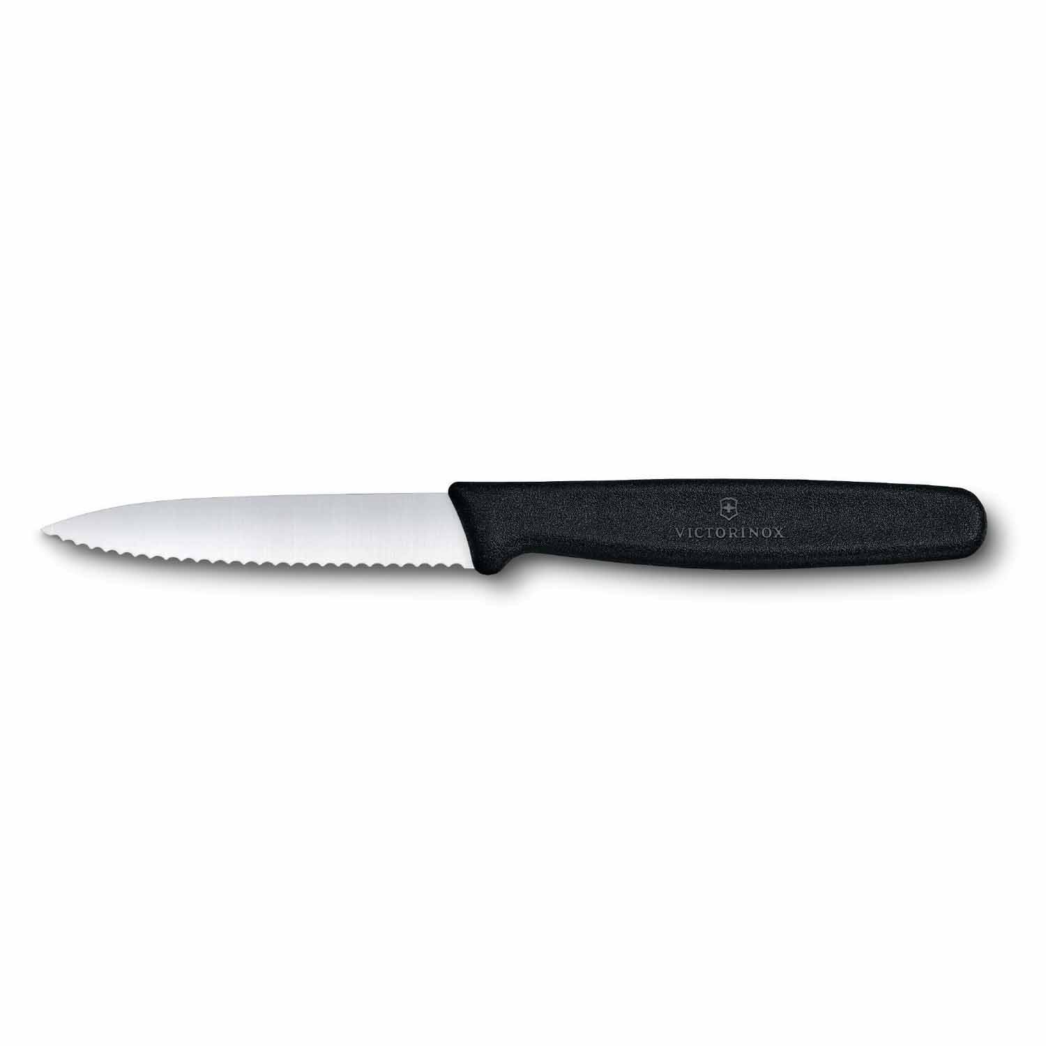 Victorinox Serrated Knife Black 11cm