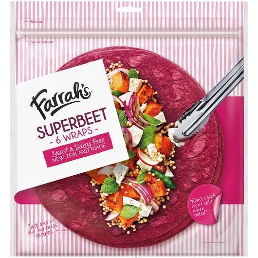 Farrah's Wraps Superbeet 6pk
