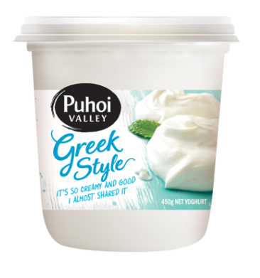 Puhoi Valley Greek Style Yoghurt 450g