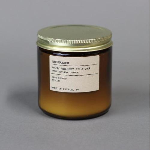 Amberjack 400g Candle Whiskey in a Jar