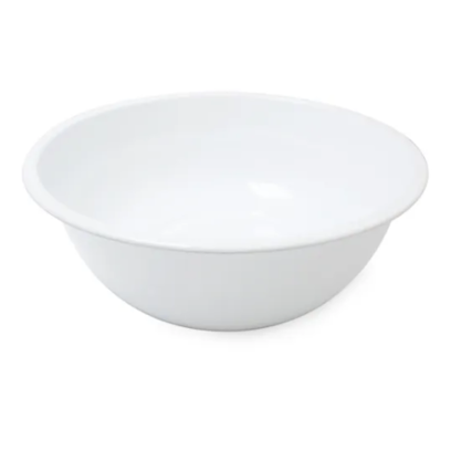 Dishy Enamel White Bowl 16cm